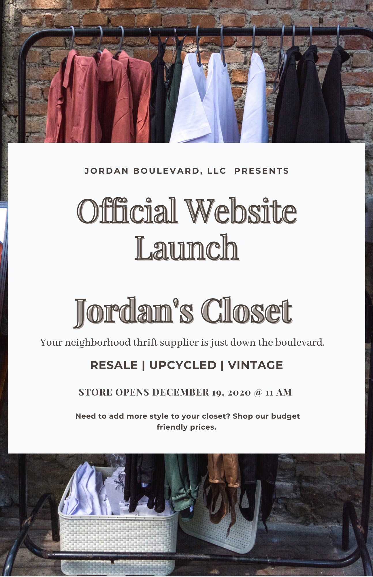 JORDAN’S CLOSET