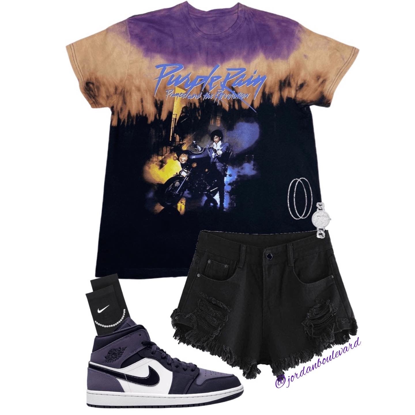 PURPLE RAIN TEE