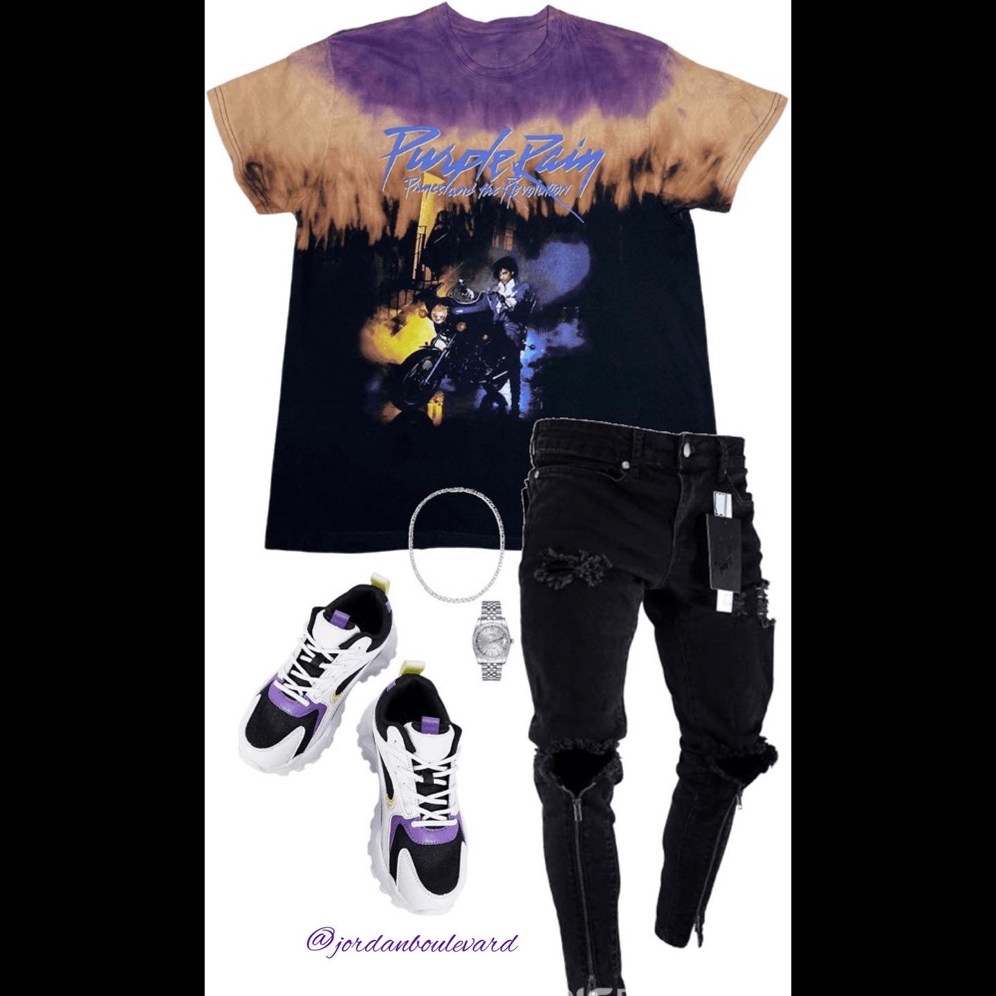 PURPLE RAIN TEE